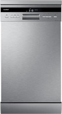 COMFEE' Slimline Freestanding Dishwasher CDWEF1036ESS-UK 45cm Quiet 44dB