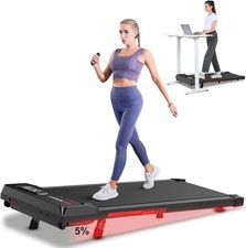 Treadmill Pad Running Walking Exercise Machine Home Office with Incline & Remote