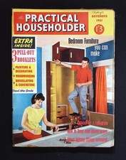 The Practical Householder November 1961 Bedroom Furniture DIY 3 Booklets
