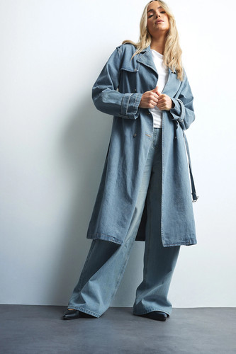 Lts tall denim midi - lts, trench