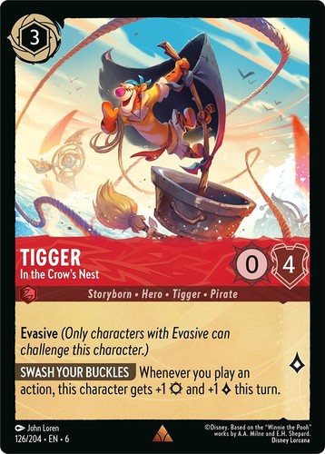 Lorcana tigger the crow s - lorcana, in