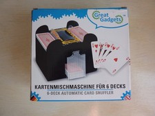 6 Deck Automatic Cards Shuffler Electronic Casino Poker Card Shuffling Machine