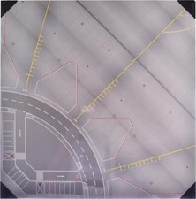 Airport apron tower cardboard - airport,