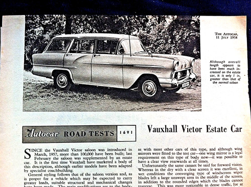 Vauxhall victor estate car - (f),