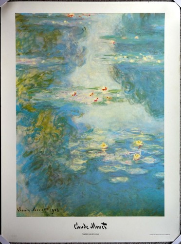 Claude monet poster showing - poster,
