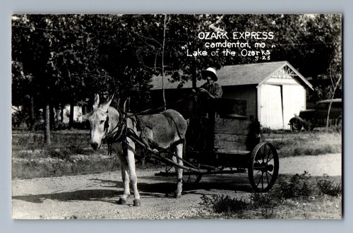 1940 rppc ozark - ozark, express