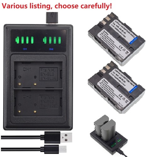 El3e battery dual - en-el3e,