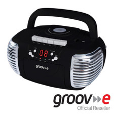 Groov retro boombox portable - boombox,
