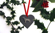 Golden Retriever Slate Heart Golden Retriever Christmas Decoration Dog Mum Gift