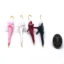 Dolls house Miniatures 1:12 Scale Parasol Umbrella Parasol Decor Accessories