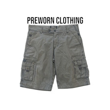 Marabou Co Women's Grey White Pinstripe Shorts W36