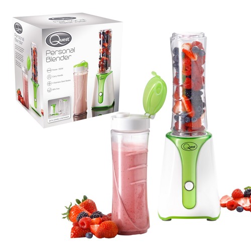 Quest 600ml bottles green - bottles,