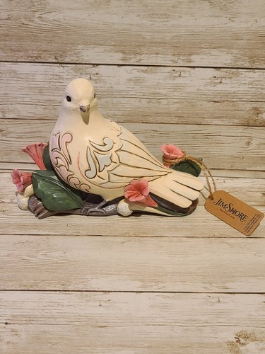 Jim shore white dove peaceful - jim,