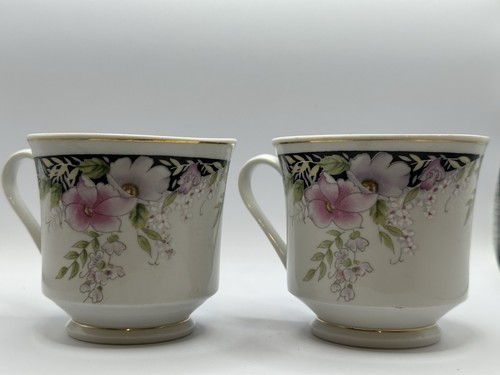 Pair vintage floral - pair,