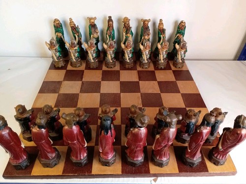 Chess set oriental chinese - set,