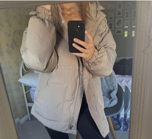 Boohoo oversized beige puffer - boohoo,