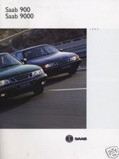 1994 SAAB RANGE BROCHURE 9000