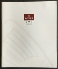 ROVER 200 SERIES LF Car Sales Brochure For 1992 #4206/B   216 GTi 16v TWIN CAM