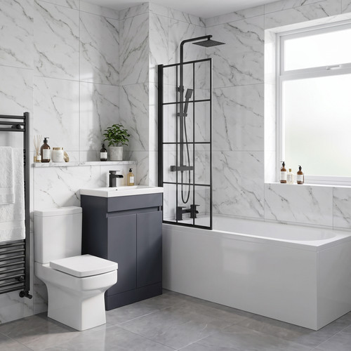 Complete bathroom suite 1600mm - complete,