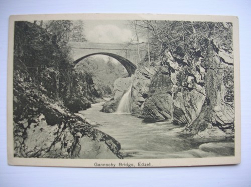 Edzell postcard gannochy - edzell,