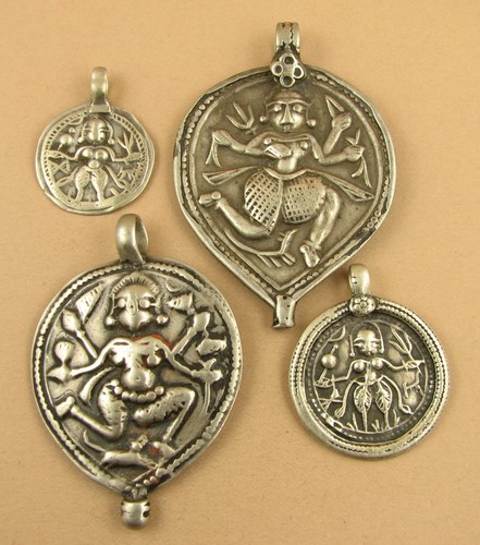 Goddess kali old silver - ,
