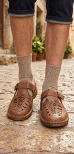 Used sandals men leather  size