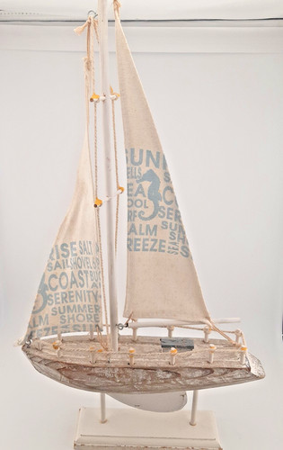 Wooden sailing boat nautical - wooden,