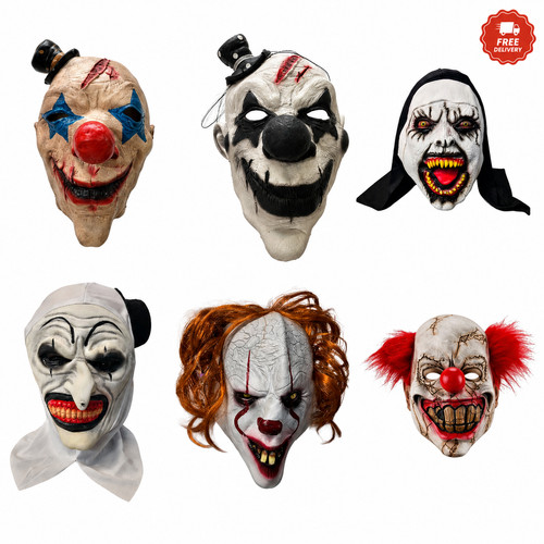 Scary latex horror mask - scary,