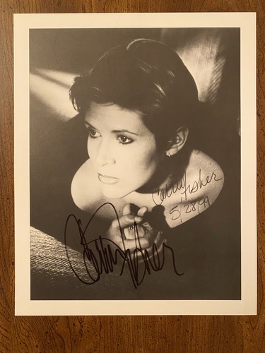 Carrie fisher signed - carrie,
