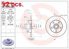 X2 PCS REAR BRAKE DISC ROTOS