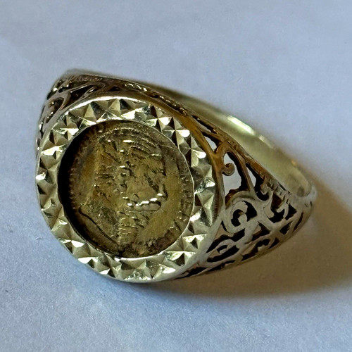 9ct yellow gold - gold, coin