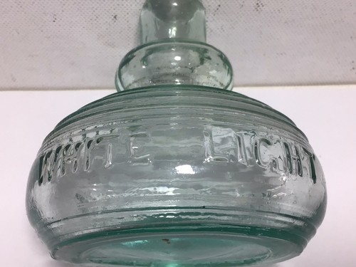 Nice embossed white light - nice, old