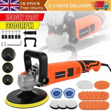 1580W Rotary Car Polisher Buffer Sander Polishing Machine Kit & 5" 7" Wax Pads?