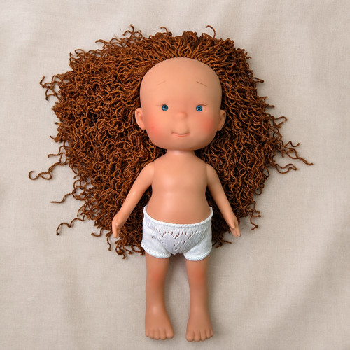 Doll pippa brown - brown, dreads