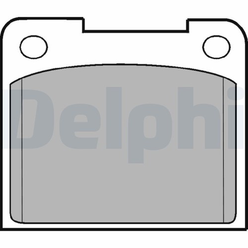 Delphi lp15 brake pad set - lp15,