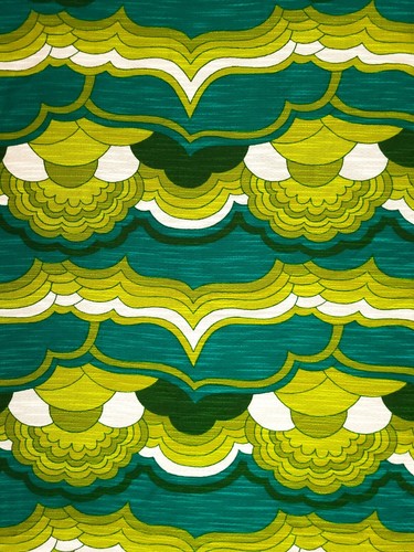 Vintage fabric curtains - 2,