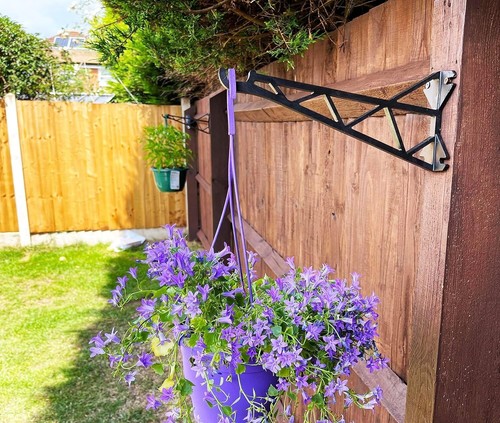 Hanging basket bracket - hanging,