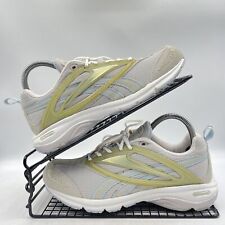 REEBOK EASYTONE GREY TRAINERS SIZE UK 4.5 BLUE MESH GYM RUNNING FITNESS YOGA