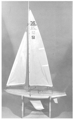Model boat plans - boat, 36/600