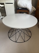 Matney Spiral Coffee Table- Grey