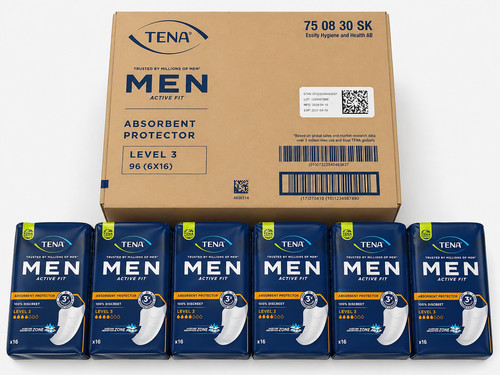 Tena men level pack - men, 16
