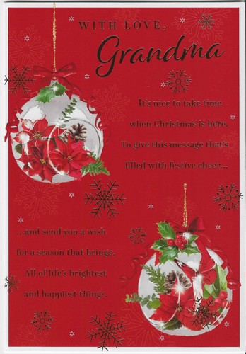 With love grandma - love, christmas