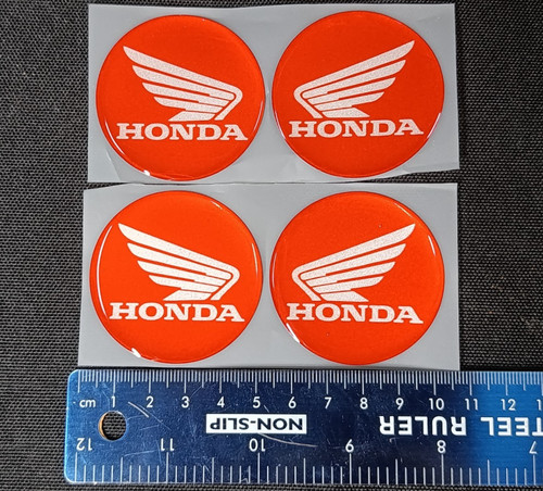 4x50mm red honda - 4x50mm, decals