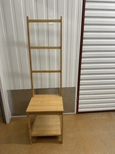IKEA RÅGRUND Towel Rack Chair Bamboo. 15x14x55in. Vgc