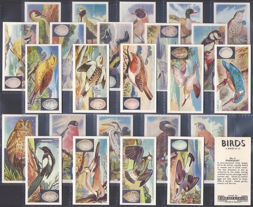 Barratt full set birds 1960 - barratt-full, set-