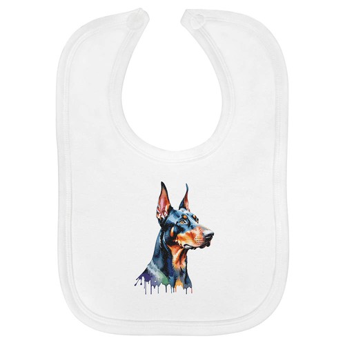 Watercolour style doberman - 'watercolour,