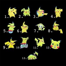 Pokemon Croc Charms Pikachu Charizard Jibbitz Style shoe gift accessory.