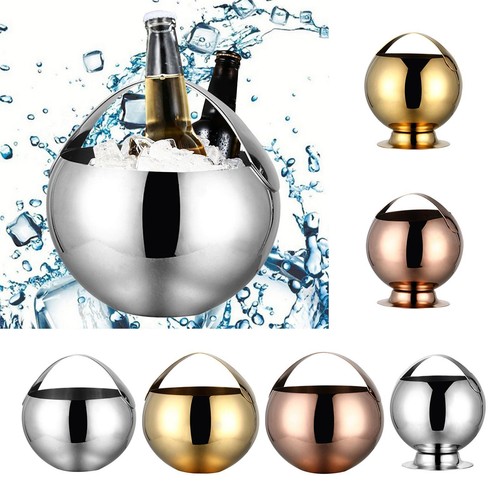 Metal ice bucket beer beverage - metal,