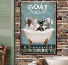 Retro Metal Tin Plaque | GOAT