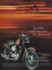 1970 Harley Davidson Ad